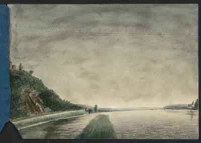 Paisagem de montanha por um lago de Jan Veth