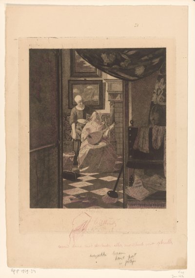 A Carta de Amor (título original) de Jan Veth