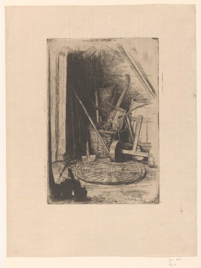 Em Het Berghok (título original no objeto) de Jan Veth