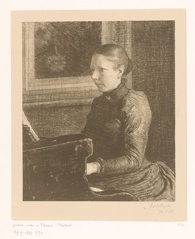 Retrato de Agneta Matthes de Jan Veth