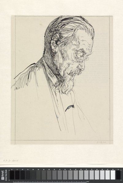 Retrato de Cornelis Hofstede de Groot de Jan Veth