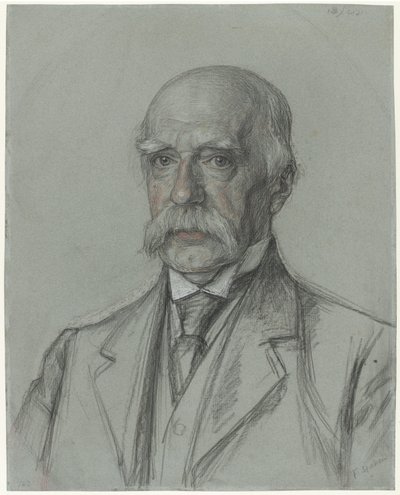 Retrato de F. J. Massas de vidraceiro de Jan Veth
