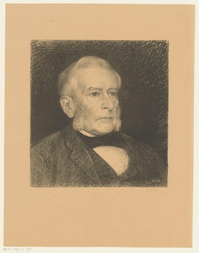 Retrato de Matthijs de Vries Contemporâneos famosos (título da série) de Jan Veth