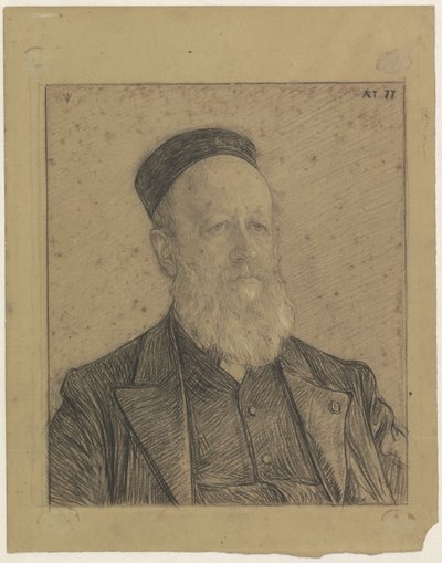 Retrato de Pieter Johannes Veth, 77 anos de idade de Jan Veth