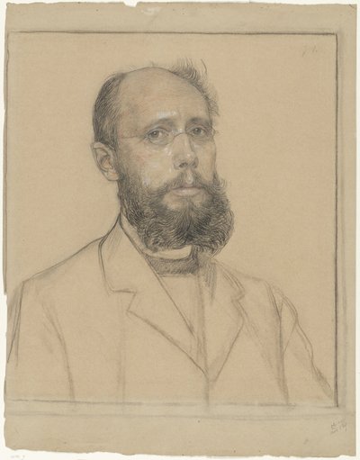 Retrato de Samuel Muller de Jan Veth