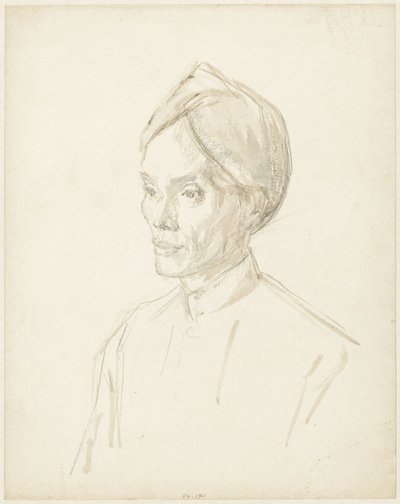 Retrato de um javanês de Jan Veth