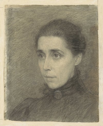 Retrato da Sra. M. Bruyel-De Favauge de Jan Veth