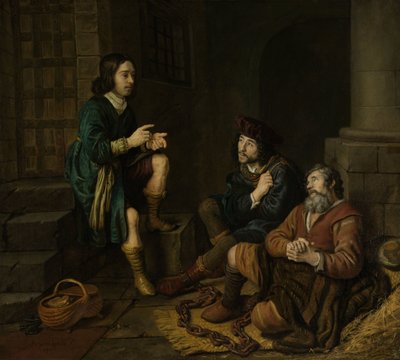 Joseph interpreta os sonhos do padeiro e do mordomo de Jan Victors