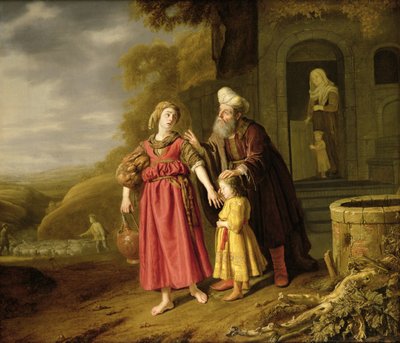 A Expulsão de Hagar e Ismael, c.1644 de Jan Victors