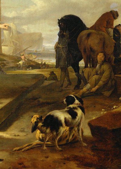 O filho pródigo em má companhia de Jan Weenix