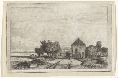 Vista do Schenkweg com a cúpula de Jan Weissenbruch