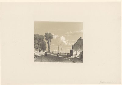 Vista da Veerweg em Culemborg de Jan Weissenbruch