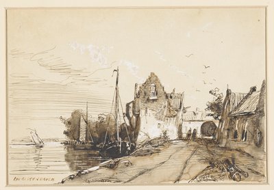 Cidade fluvial de Jan Weissenbruch