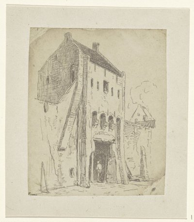Steigerpoort em Leerdam de Jan Weissenbruch