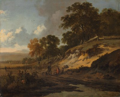 Paisagem com caçadores de Jan Wijnants