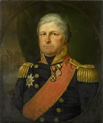 Retrato do Contra-Almirante Job Seaburne May de Jan Willem May
