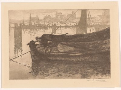 Porto de Scheveningen de Jan Willem Nortier (signed by artist)