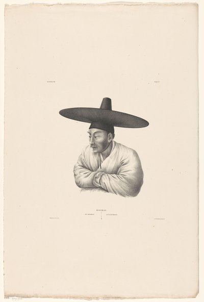 Retrato de um comerciante coreano
Koorai / A merchant / Ein Kaufmann (título sobre o objecto) de Jan Willem Vlaanderen