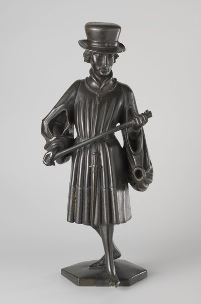 Chorão do túmulo de Isabella de Bourbon, c. 1475-76 (bronze) de Jan attrib.to Borman