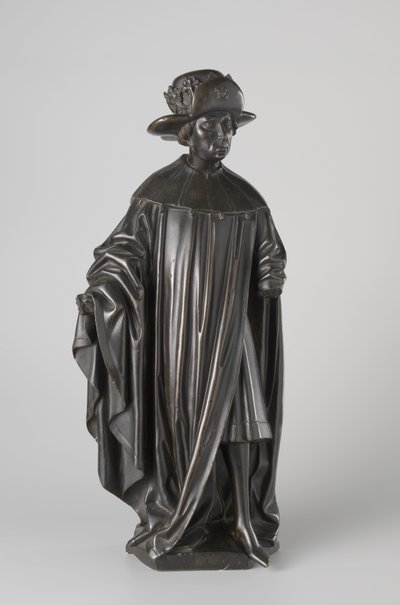 Chorão do túmulo de Isabella de Bourbon, c. 1475-76 (bronze) de Jan attrib.to Borman