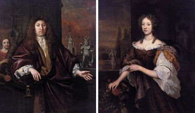 Retrato de Gisbert Cuper Retrato de Aleida van Suchtelen de Jan de Baen
