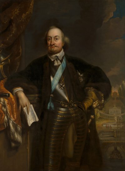 Retrato de Johan Maurits (1604-1679), conde de Nassau-Siegen, fundador da Mauritshuis de Jan de Baen