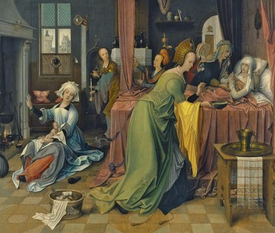 O nascimento da Virgem de Jan de Beer