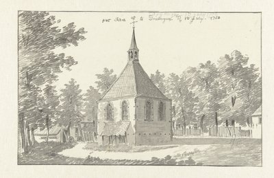 Vista da igreja em Driebergen de Jan de Beijer
