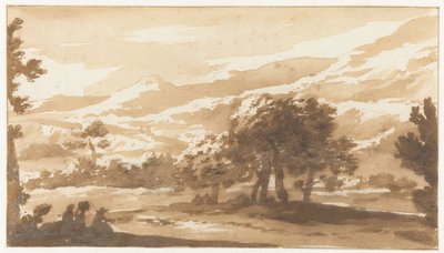 Paisagem montanhosa na Itália de Jan de Bisschop