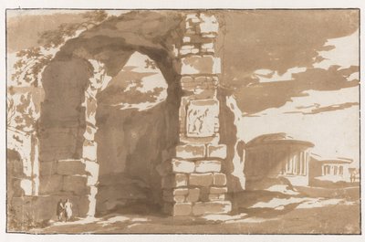 Parte das termas de Diocleciano e S. Bernardo alle Terme de Jan de Bisschop