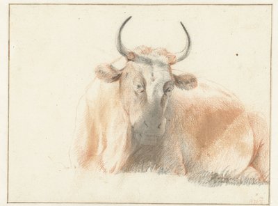Vaca deitada de Jan de Bray (possibly)