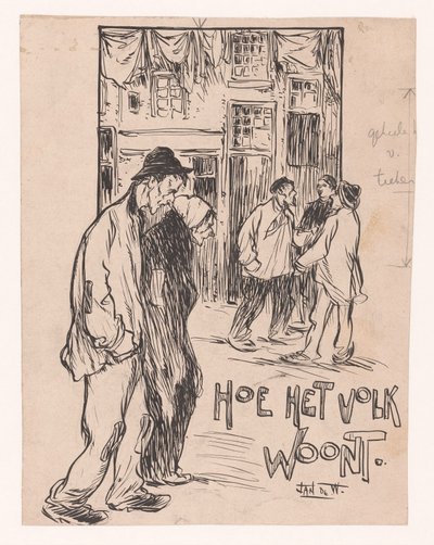Como as pessoas vivem (título no objeto) de Jan de Waardt (signed by artist)