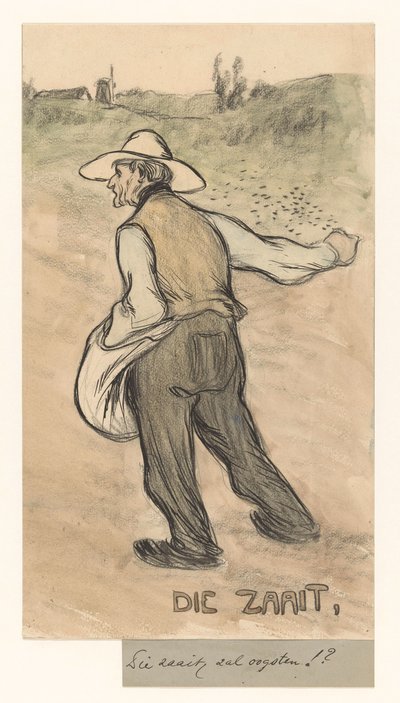 Aquele que semeia, [colherá] (título no objeto) de Jan de Waardt