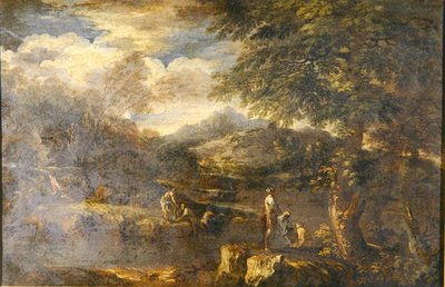 Paisagem com Pastores (óleo sobre tela) (ver também 242155) de Jan the Elder Brueghel