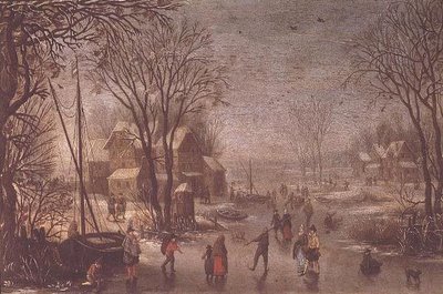Cena de Inverno de Jan the Elder Brueghel