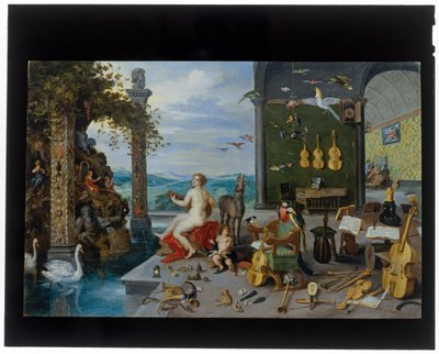 O sentido da audição de Jan the Younger Brueghel