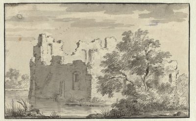 Ruínas de Huis te Foreest ou Oosterwijk de Jan van Aken (attributed to)