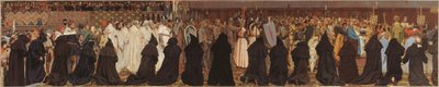 O funeral de Carlos, o Bom, em Bruges, em 22 de abril de 1127 de Jan van Beers
