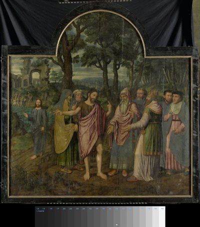 Tríptico com cenas da vida de São João Batista de Jan van Coninxloo (II)