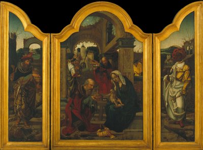 Tríptico com a Epifania de Jan van Dornicke