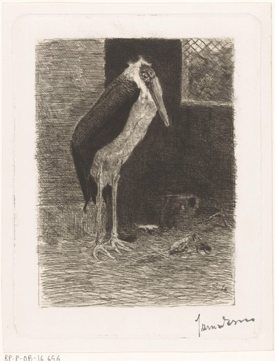 Marabu de Jan van Essen (signed by artist)