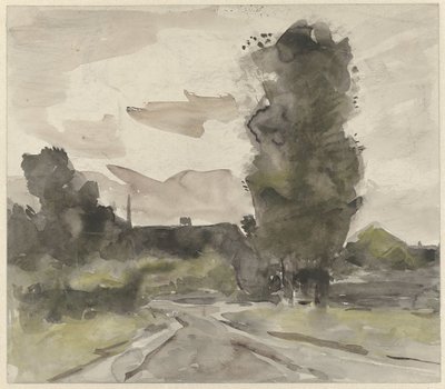 paisagem com estrada de Jan van Essen