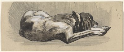 Cão adormecido, à direita de Jan van Essen