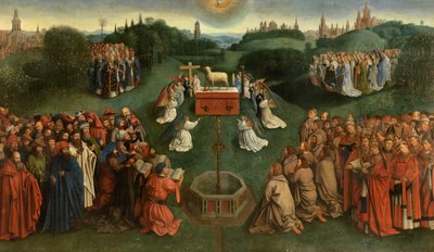 Adoração do Cordeiro de Jan van Eyck