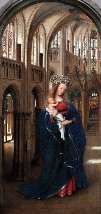 Alemão: Die Madonna in der Kirche A Madona na Igreja de Jan van Eyck