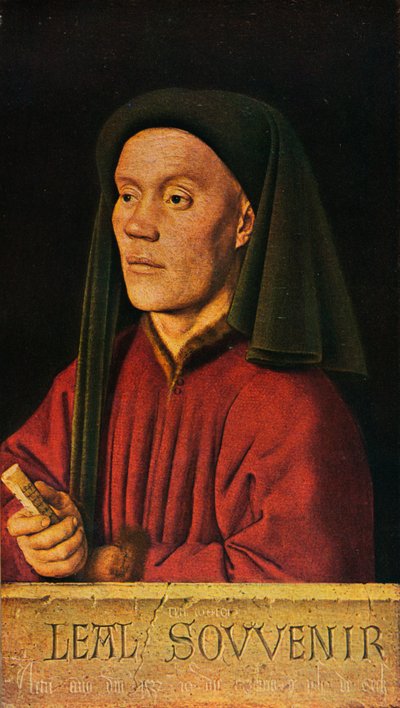 Retrato de um homem Léal Souvenir, 1432, 1909 de Jan van Eyck
