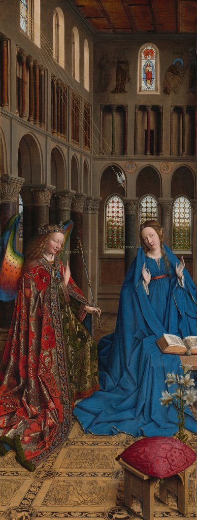A Anunciação de Jan van Eyck