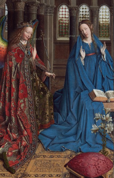 A Anunciação de Jan van Eyck