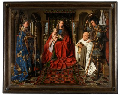 A Virgem e a Criança com o Canon Joris van der Paele de Jan van Eyck