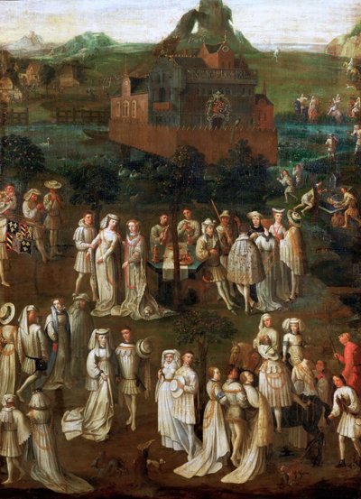 O casamento de Filipe o Bom com Isabel de Portugal em janeiro de 1430 de Jan van Eyck